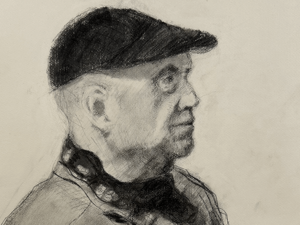 Portrait drawing with David Leith