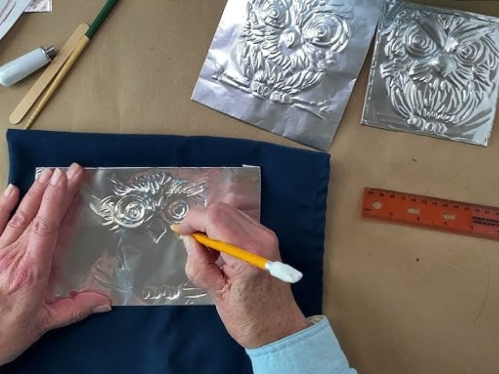 Monday Makers: Embossed aluminium decorations