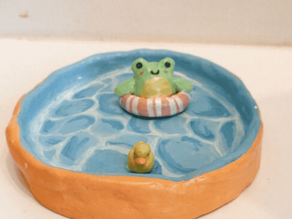 Make your own Air Dry Clay trinket dish