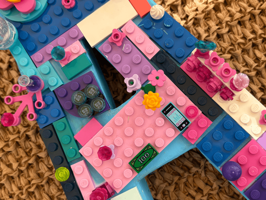 Alphabet LEGO art