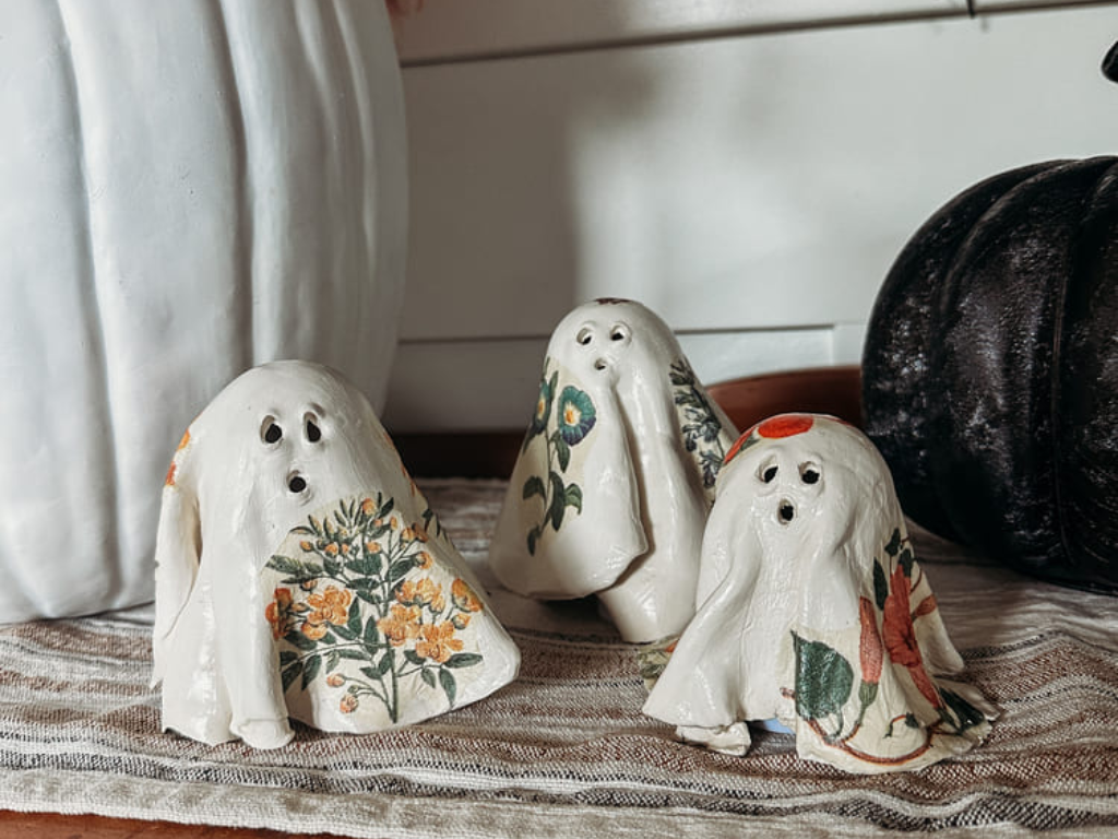 Craft collective: Clay ghosts