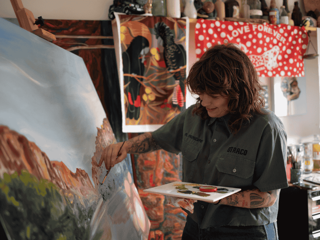 Hobby Hive: Creating an acyrlic landscape painting