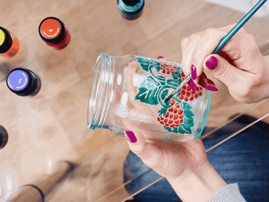 Hobby Hive: Jar Decoupage & Decorating