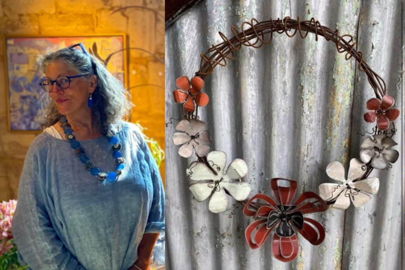 Sculptural Wreath workshop with Dee Robinson.