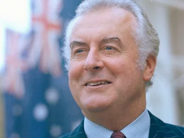 AN image of former Australian Prime Minister Gough Whitlam