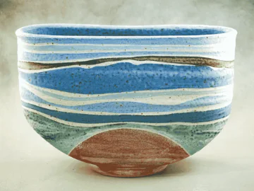 A handmade bowl