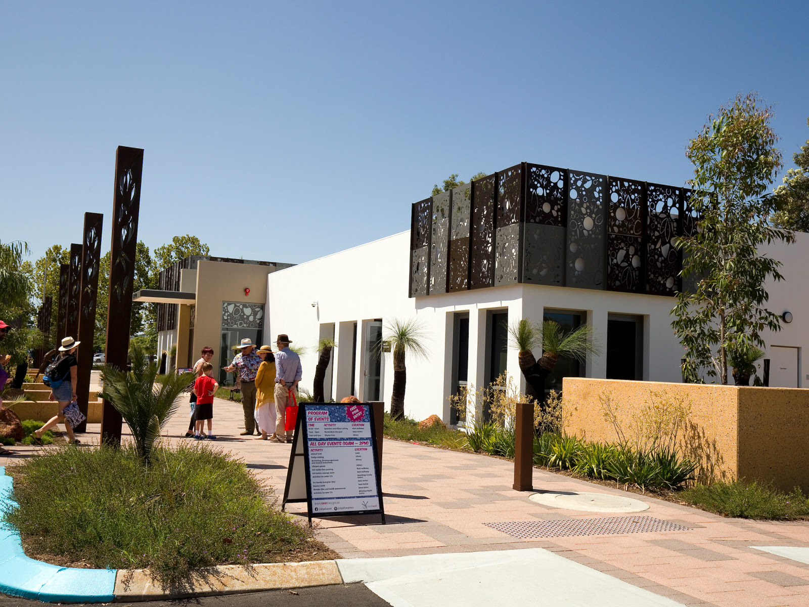 Outside Ballajura library