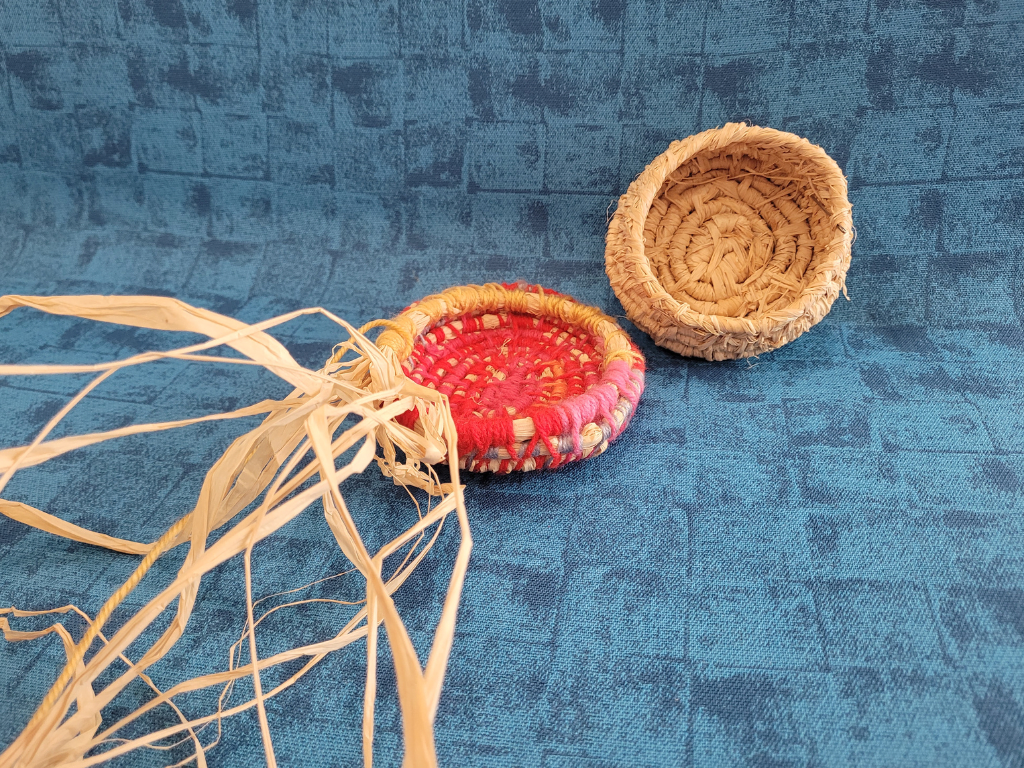 Basket weaving and supportive conversations