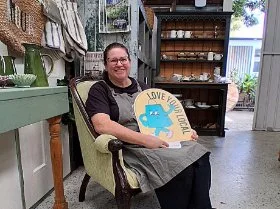 Bellevue Cottage Coffee House owner Larrece Lucas