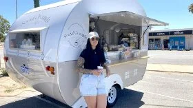 Photo caption: Zoe Wilson, Owner Social Grounds Espresso.