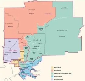 A map of the City of Swan and its electoral boundaries