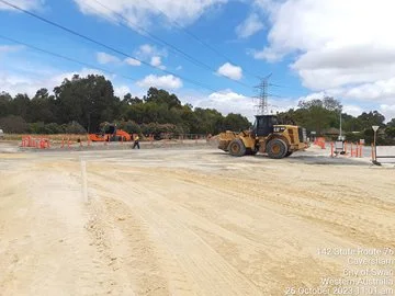 Construction of the Daviot Road/Benara Road roundabout