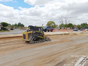 Construction of the Daviot Road/Benara Road roundabout