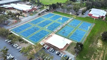 Dulcie Liddelow (Midvale) Netball Centre progress