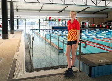 The new pool ramp at Swan Active Midland