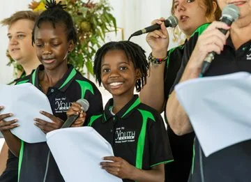 Members of the Swan City Youth Choir.