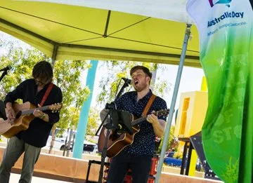 Live entertainment at the City of Swan's Australia Day citizenship ceremony.