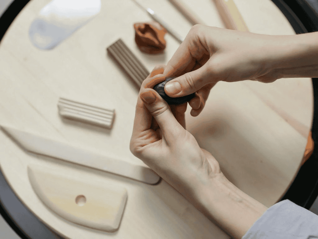 Craft Corner: Polymer clay burger magnets
