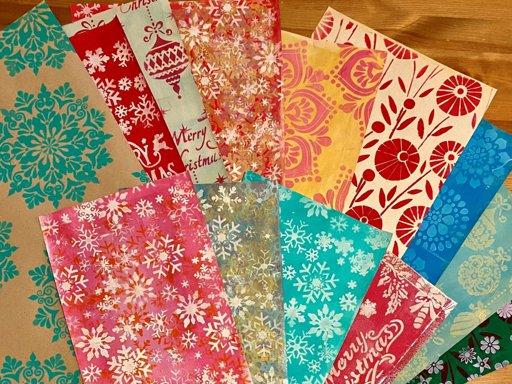 DIY Christmas Wrapping Paper and Gift Tags