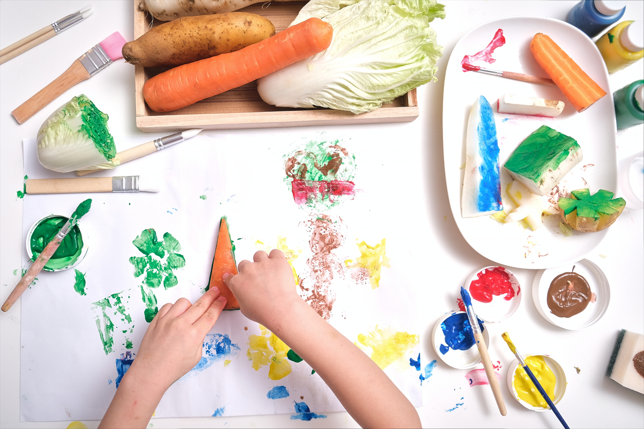 Fruit and Vegetable Printing Workshop