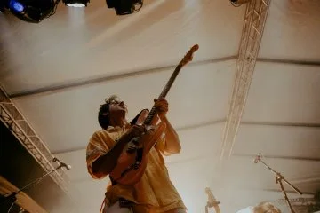Teenage Dads at the Drug Aware stage for Hyper Fest