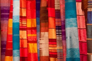 Colorful scarves