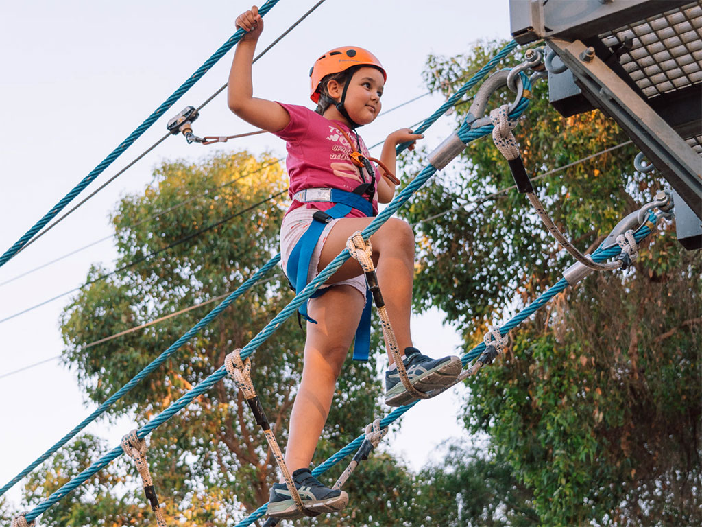 School Holiday High Ropes Course Adventure Sessions