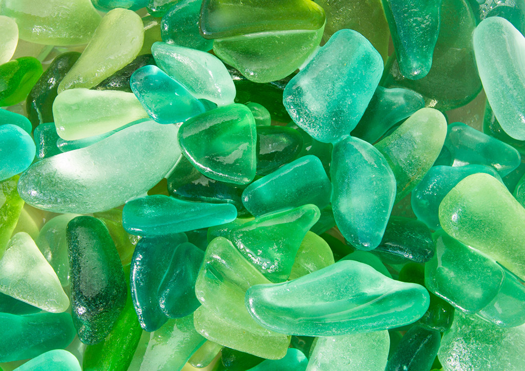 Library Lovers: Seaglass art