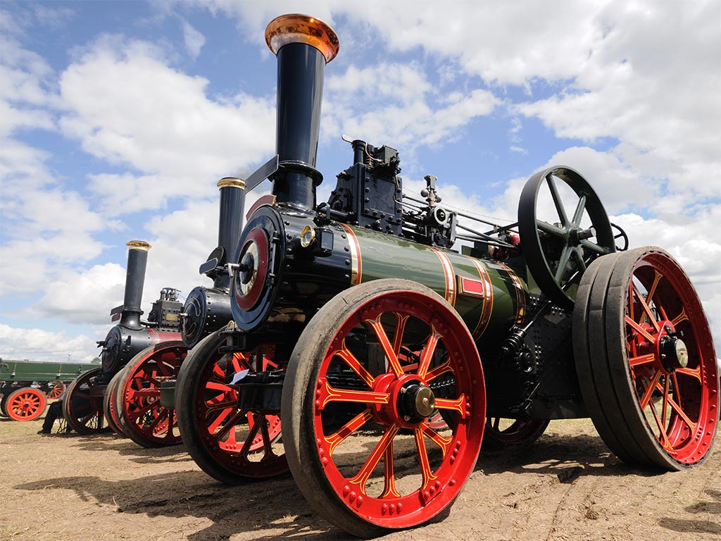 Traction Engines on display
