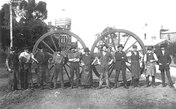 Halliday's Blacksmith and Wheelwrights, Spring Park Rd, 1917