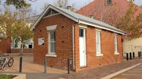 An external view of Midland Courtyard Studio