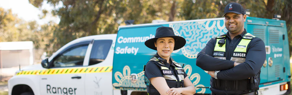 Two community safety rangers