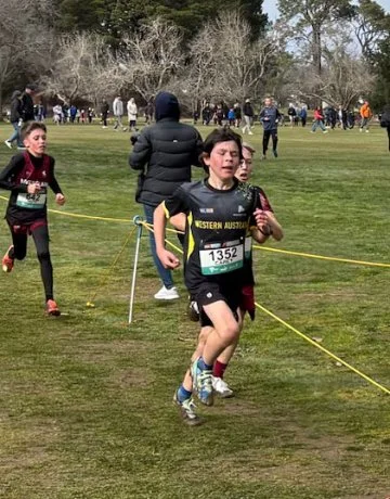 Logan Carey competed in the 2025  Australian Cross Country Championships in Victoria