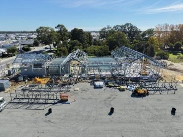 June Construction progress