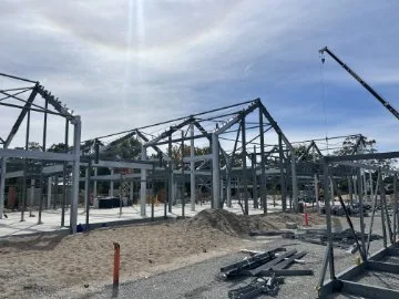 Construction progress