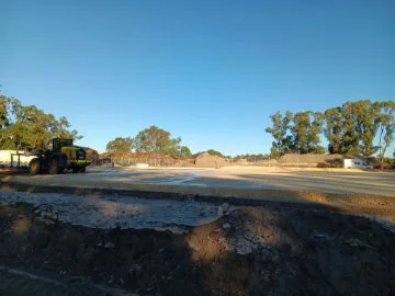Construction progress