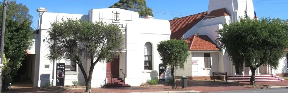 An external view of Guildford Library