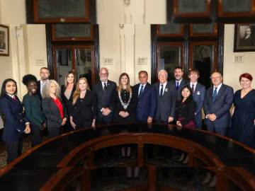 City of Swan Council Members stand together in Midland Town Hall