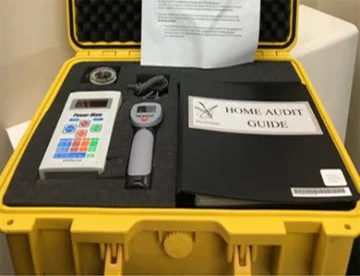 A home energy audit kit